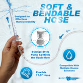 Pump Action Enema Bottle with Nozzle